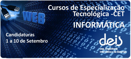 Candidaturas CET Informática
