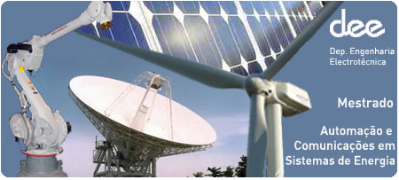 Mestrado em Automação e Comunicações em Sistemas de Energia